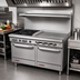 Thumbnail image #2 for Southbend S-Series 60-Inch Commercial Gas Range with 4 Open Burners, 36-Inch Griddle, and 2 Standard Ovens