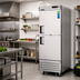 Thumbnail image #2 for Everest Refrigeration 29-1/4-Inch One-Section Reach-In Refrigerator with Bottom-Mounted Refrigeration, Half-Height Solid Hinged Doors, 23 Cu. Ft.