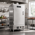 Thumbnail image #2 for MasterRange 24-Inch Propane Gas Smokehouse Smoker with Right-Hinged Door