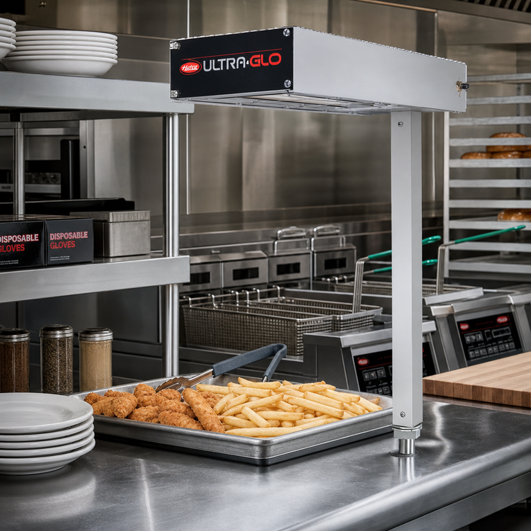 Product image #2 for Hatco Glo-Ray 18-Inch Ceramic Fry Station Warmer, Unlighted, 120V, 750W