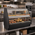 Thumbnail image #2 for Fusion Hot Over Hot Combination Food Display Case with Heated Deck Lower Display and Upper Full-Size Pan Section