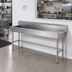Thumbnail image #2 for Advance Tabco 80-Inch Freestanding Stainless Steel ADA Multiwash Hand Sink with Splash Mount Faucet Provision