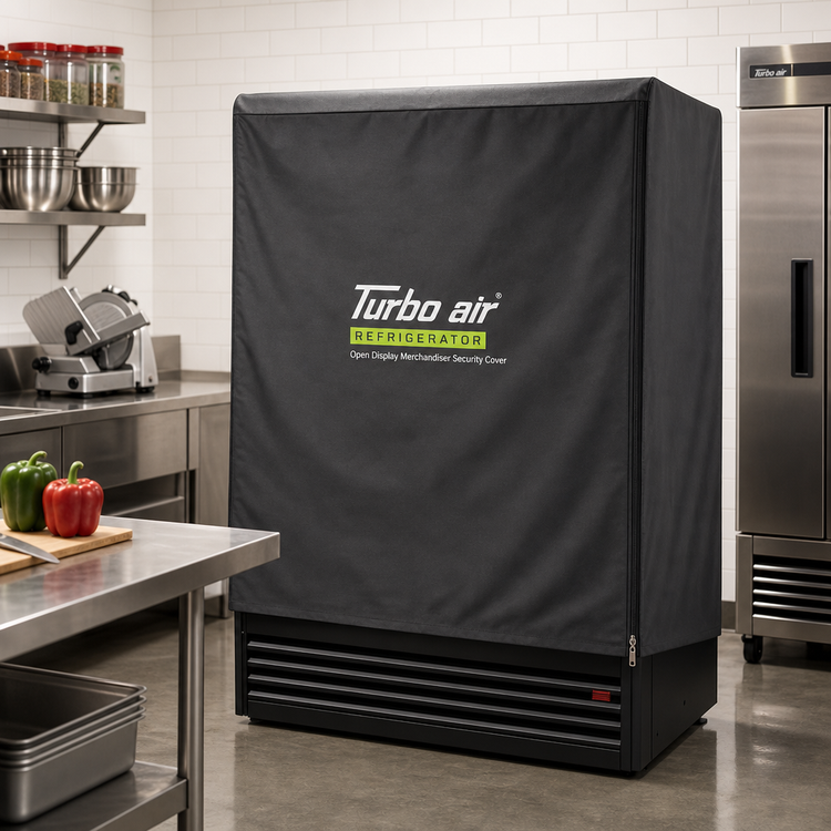 Product image #2 for Turbo Air Locking Fabric Security Cover for 48-Inch Open Display Merchandiser