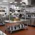 Thumbnail image #2 for John Boos Boat-Shaped Table-Mounted Stainless Steel Pot Rack for 48-Inch Tables, 12 Double Hooks