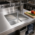 Thumbnail image #2 for John Boos Weld-In Undermount Single-Compartment Sink, 18 x 18 x 12 Inches, 14 Gauge Type 300 Stainless Steel