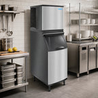 Thumbnail image #2 for Koolaire KYT0420A Air-Cooled Half-Dice Cube Ice Machine, 22-Inch Wide, Self-Contained Refrigeration, 450 lb/24 hr, ENERGY STAR