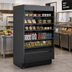 Thumbnail image #2 for Fusion Self-Service Remote DX Refrigerated Display Case with Open Reach-In Front, 74-1/4 Inch Wide
