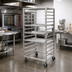 Thumbnail image #2 for Channel Manufacturing 412S-DOR Double-Section Stainless Steel Side-Loading Oven Rack, 30-Pan Capacity