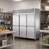 Thumbnail image #2 for True SPEC SERIES Three-Section Reach-In Refrigerator, 38-53 Cu. Ft., 6 Half Doors, Top-Mounted Self-Contained Refrigeration