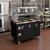 Thumbnail image #2 for Vollrath 2-Series Affordable Portable 3-Well Mobile Hot Food Station Deluxe with Sealed Wells, Breath Guard, and Enclosed Base