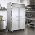 Thumbnail image #2 for Traulsen Dealer's Choice G22002 2-Section Reach-In Freezer with Half-Height Solid Doors, Right/Right Hinged, Self-Contained Top-Mounted R-290 Refrigeration