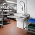 Thumbnail image #2 for CMA Dishmachines Undercounter Soiled Dish Table with Right-Side Pre-Rinse Sink, 48