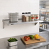 Thumbnail image #2 for Eagle Group 24 x 18 Solid Galvanized Commercial Shelf with Marine Edge, 600 lb. Capacity