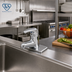 Thumbnail image #2 for T&S Brass Single-Lever Deck-Mount Single-Hole Manual Faucet with 0.5 GPM Vandal-Resistant Non-Aerated Spray Device