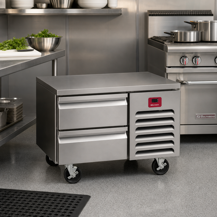 Product image #2 for Southbend Platinum 36-Inch Low-Height Remote Freezer Base with Two 26-Inch Self-Closing Drawers
