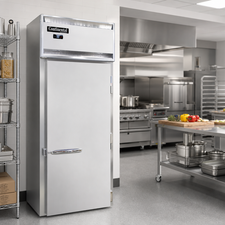 Product image #2 for Continental Refrigerator Designer Line D1FIN-E One-Section Extra-High Roll-In Freezer