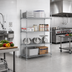 Thumbnail image #3 for EAGLEbrite Double-Mat Wire Shelving Starter Unit, 4-Tier, 48W x 24D x 74H, Zinc Finish