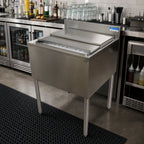 Thumbnail image #3 for BK Resources UB4-21-IBCP48-7 48-Inch Underbar Insulated Ice Bin with 7-Circuit Aluminum Cold Plate, 167 lb Capacity, 4-Inch Backsplash