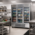 Thumbnail image #2 for Vista® Series Three-Section Reach-In Glass Door Freezer, 75-Inch Wide, Bottom-Mount Self-Contained Refrigeration