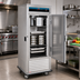 Thumbnail image #2 for Mobile GN Freezer with Stainless Steel Construction, 1 Solid Door, 3 Adjustable Shelves, and Bottom-Mounted Compressor