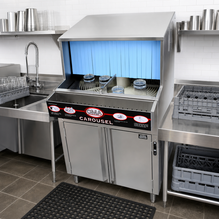 Product image #2 for CMA Dishmachines Energy Mizer GL-C Low-Temperature Rotary Glasswasher