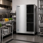 Thumbnail image #2 for Hoshizaki KM-1340MAJ Commercial Modular Crescent Cube Ice Maker, Air-Cooled, Self-Contained, 30 Inch Wide, 1,275 lb/24 hr