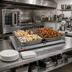 Thumbnail image #2 for Hatco Glo-Ray Freestanding Heated Shelf, 42 Inch W x 7-3/4 Inch D, Stainless Steel Top