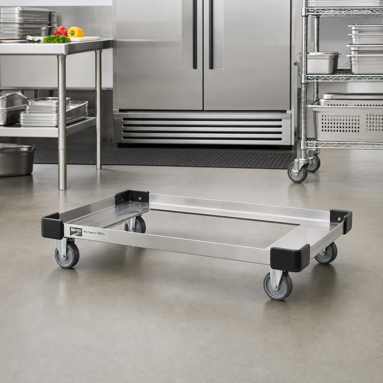 Product image #2 for Metro Made-to-Order 60 x 24 Inch Stainless Steel Truck Dolly Frame with Corner Bumpers
