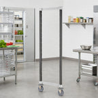 Thumbnail image #2 for Cambro Camshelving® Elements EXHDPK1870480 XTRA High-Density Mobile Shelving Post Kit, Speckled Gray, Composite