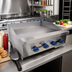 Thumbnail image #2 for Comstock-Castle 30-Inch Commercial Countertop Gas Griddle with 30 x 21-Inch 3/4-Inch Plate