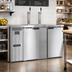 Thumbnail image #2 for Continental Refrigerator KC69SNSS 69-Inch 2-Door Shallow Depth Commercial Keg Cooler