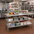 Thumbnail image #2 for Eagle Group Adjustable Stainless Steel Work Table Undershelf, 108