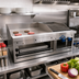 Thumbnail image #2 for Comstock-Castle 48-Inch Countertop Gas Char-Broiler, Griddle, and Cheesemelter Combination