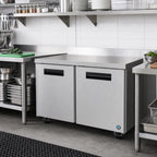 Thumbnail image #2 for Hoshizaki Steelheart UF48B 48-Inch Two-Section Undercounter Freezer, 13.66 Cu. Ft., Stainless Steel, Reversible Solid Doors
