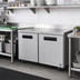 Thumbnail image #2 for Hoshizaki Steelheart UF48B 48-Inch Two-Section Undercounter Freezer, 13.66 Cu. Ft.
