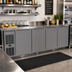 Thumbnail image #2 for Glastender One-Zone Front-Serviced Undercounter Cooler, 92 Inch, 4-Section