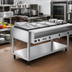 Thumbnail image #2 for Vollrath ServeWell® 4-Well Sealed-Well Electric Hot Food Table with Open Shelf Base
