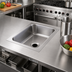 Thumbnail image #2 for Vollrath 131-8 Flat-Rim Drop-In Single-Bowl Sink