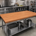 Thumbnail image #2 for Boos Block American Cherry Blended Edge Grain Kitchen Countertop, 96 x 42 x 1-1/2 Inch