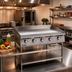 Thumbnail image #2 for Star Ultra-Max 72-Inch Countertop Gas Griddle with Manual Controls and Polished Steel Plate