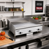 Thumbnail image #3 for Vulcan HEG24E Heavy Duty Electric Countertop Griddle with 24 x 24 Inch Polished Steel Cooking Surface