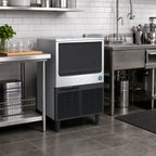 Thumbnail image #2 for Hoshizaki Cube-Style Ice Maker With 78 lb Built-In Bin, Water-Cooled, Crescent Ice