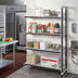 Thumbnail image #2 for Cambro Camshelving Elements XTRA 4-Tier Solid Stationary Add-On Shelving Unit, 18 x 30 x 84 Inches