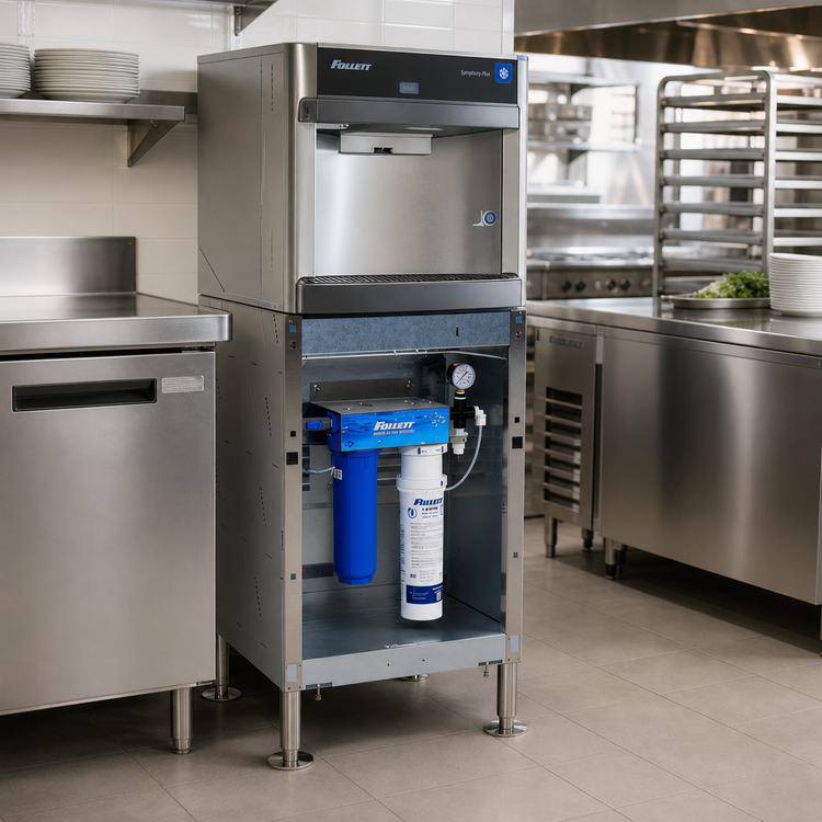 Product image #2 for Follett Base Stand for 25CI and 50CI Series Ice and Water Dispensers with High Capacity Carbon Filter System