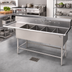 Thumbnail image #2 for John Boos Pro-Bowl 4-Compartment Stainless Steel Sink with Left Drainboard, 12