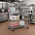 Thumbnail image #2 for Metro Super Erecta Chrome Wire Stem Caster Cart with 4 Shelves, 60 x 18 x 69 Inches