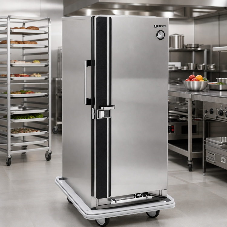 Product image #2 for Carter-Hoffmann PH1810 Mobile Heated Transport Cabinet, 13 Full-Size Sheet Pan Capacity, Electric Bottom Heat