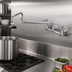 Thumbnail image #2 for T&S Brass Splash-Mounted Pot Filler Faucet with 8-Inch Centers and 18-Inch Double-Jointed Swing Nozzle
