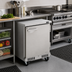 Thumbnail image #2 for Turbo Air PRO Series Front Breathing 1-Section Undercounter Refrigerator with Solid Locking Door, 6.5 Cu. Ft.