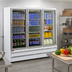 Thumbnail image #2 for Howard-McCray 75 Cu. Ft. Three-Section Bottom-Mount Glass Door Freezer Merchandiser
